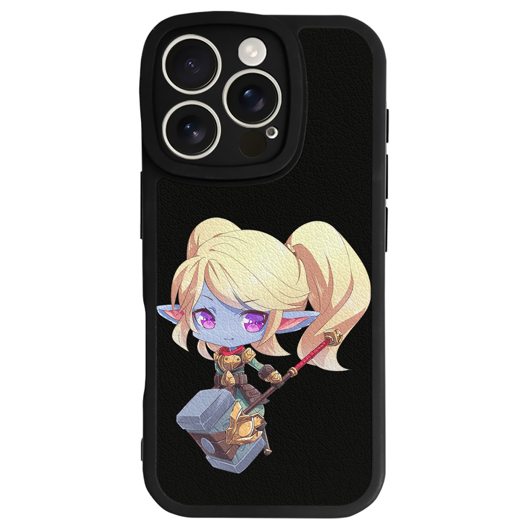 リーグ・オブ・レジェンド League of Legends LOL 【iPhone 16シリーズ対応】シリコンスマホケース（レザー調） 材質：シリコン